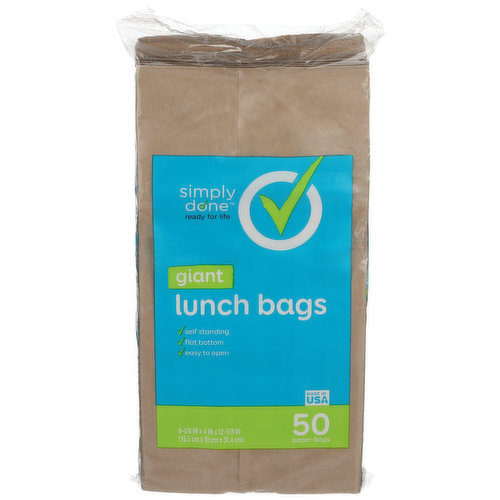 Simply Done Giant Lunch Bags