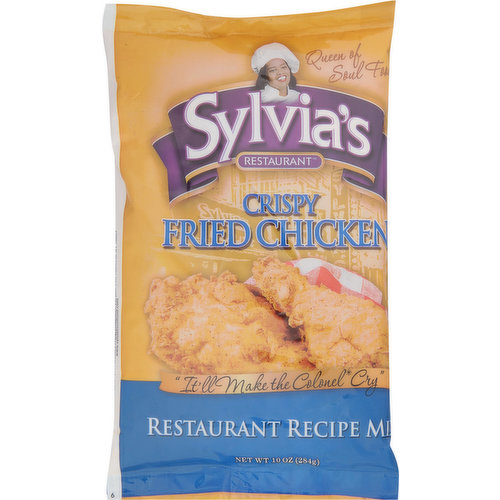 Sylvia's Restaurant Restaurant Recipe Mix, Crispy Fried Chicken