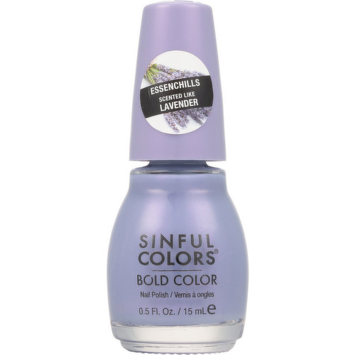 SinfulColors Nail Polish, Low-Key Lavender 2732