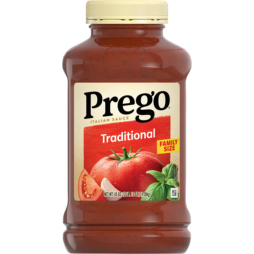 Prego Italian Sauce, Traditional, Family Size