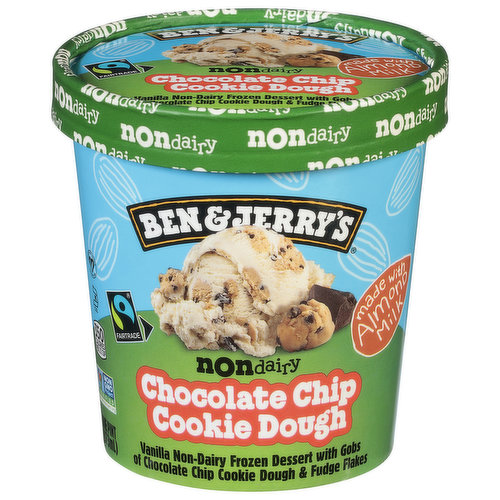 Ben & Jerry's Frozen Dessert, Non-Dairy, Chocolate Chip Cookie Dough