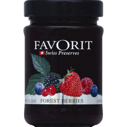 Favorit Preserves, Swiss, Forest Berries