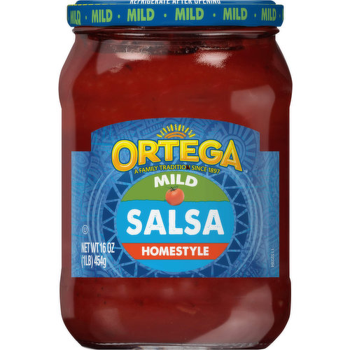 Ortega Salsa, Medium, Homestyle, Mild