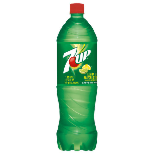 7-UP Soda. Lemon Lime Flavored