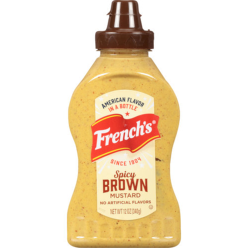 French's Mustard, Spicy, Brown