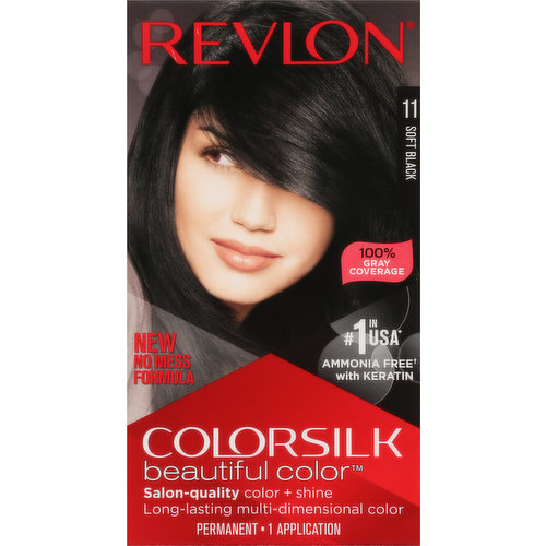 Revlon Permanent Hair Color, Soft Black 11