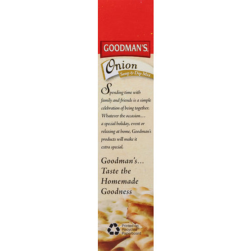 Goodman's Low Sodium Onion Soup & Dip Mix