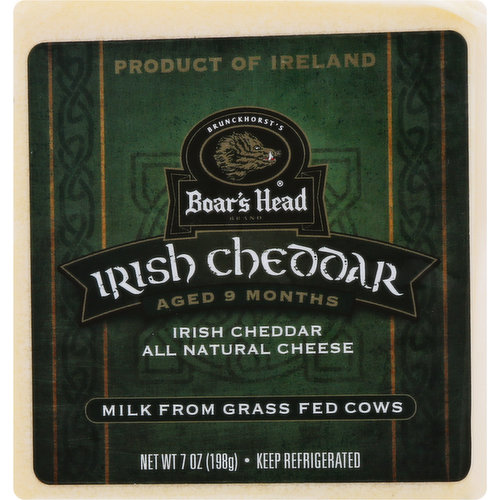 Boars Head Cheese, Irish Cheddar