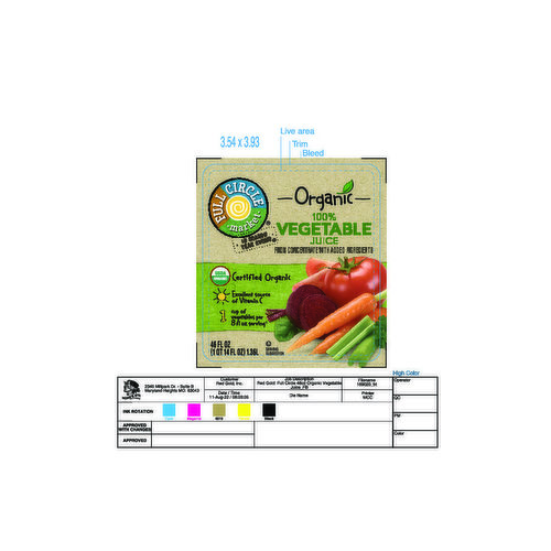 Full Circle Market 100% Vegetable Juice