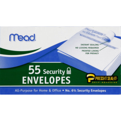 Mead Envelopes, Security