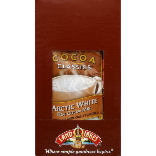 Land O Lakes Hot Cocoa Mix, White Chocolate, Arctic White