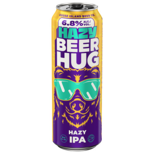 Goose Island Beer, Hazy IPA, Hazy Beer Hug