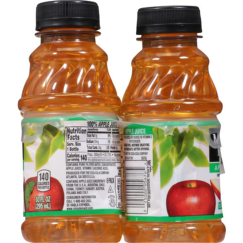 Minute Maid 100% Orange Juice 10 oz Bottles