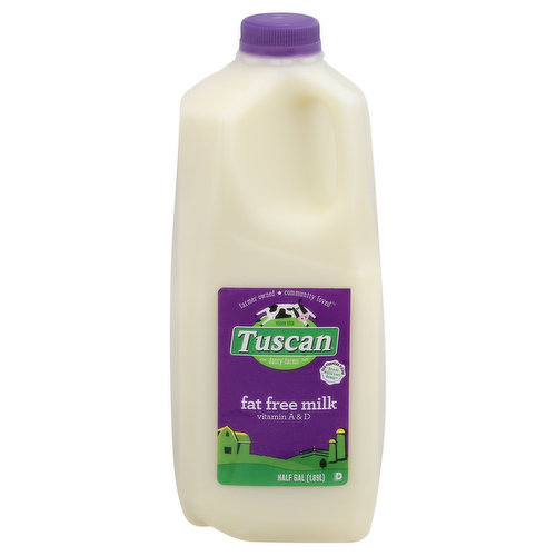 Tuscan Dairy Farms Milk, Fat Free
