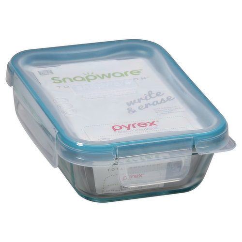 Pyrex Snapware Total Solution Write & Erase 2 Cup Container 1 Ea, Kitchen  Tools & Serving