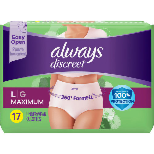 Always - Discreet Pads - Maximum - Save-On-Foods