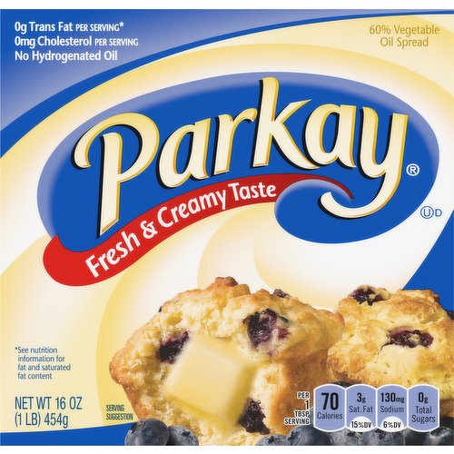 Parkay Spread, 60% Vegetable Oil