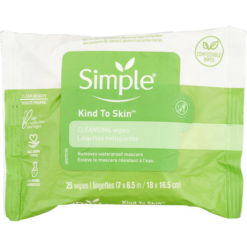 Simple Wipes, Cleansing