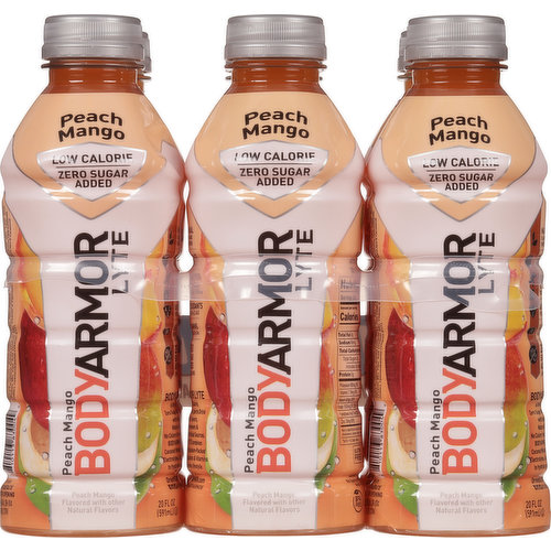 BodyArmor Sports Drink, Low Calorie, Peach Mango