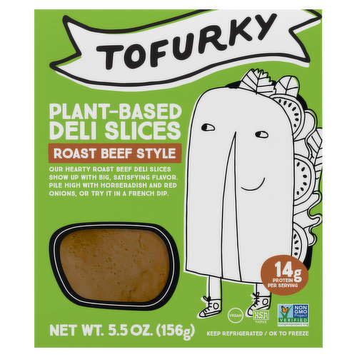 Tofurky Deli Slices. Roast Beef Style, Plant-Based