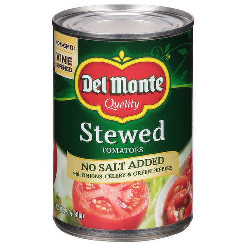 Del Monte Tomatoes, No Salt Added, Stewed