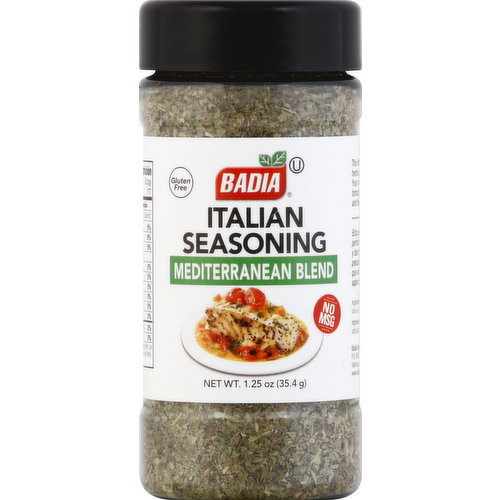 Badia Italian Seasoning, Mediterranean Blend