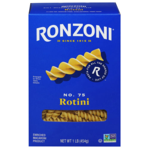 Ronzoni Rotini, No. 75