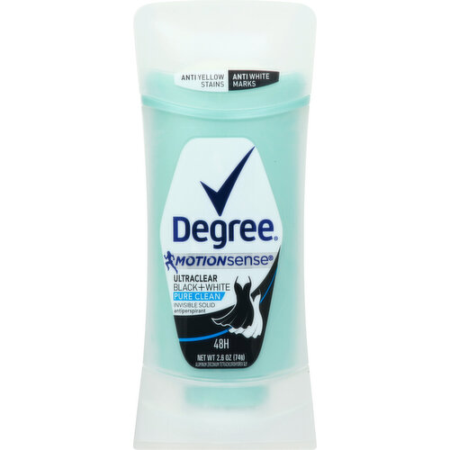 Degree Antiperspirant, Pure Clean, Black + White, Ultraclean