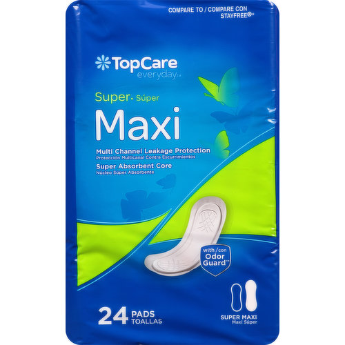 TopCare Pads, Maxi, Super