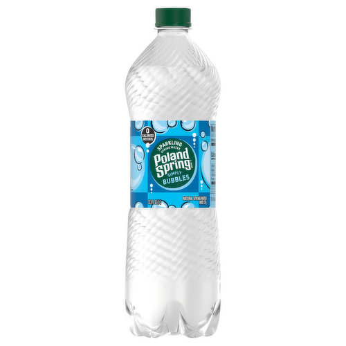 Poland Spring Spring Water, Simply Bubbles, Sparkling