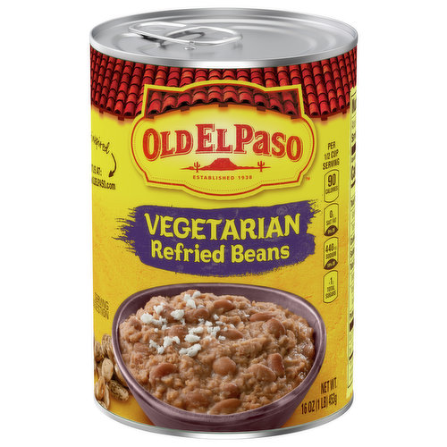 Old El Paso Beans, Refried, Vegetarian