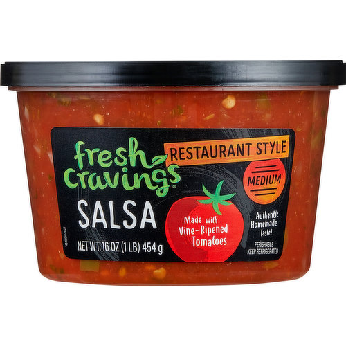 Fresh Cravings Salsa, Restaurant Style, Medium