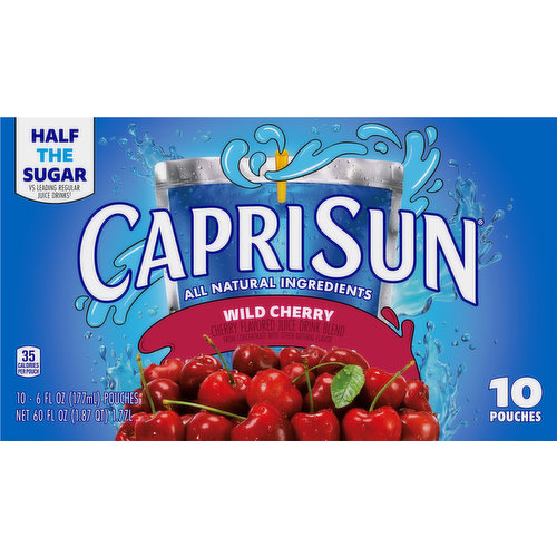 Capri Sun Juice Drink Blend, Wild Cherry