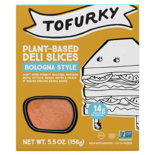 Tofurky Deli Slices, Plant-Based, Bologna Style