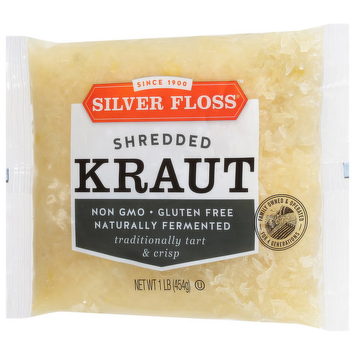 Silver Floss Shredded Kraut, 1 lb