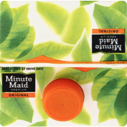 minute maid orange juice carton