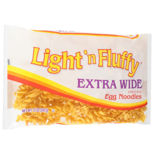 Light 'n Fluffy Egg Noodles, Enriched, Extra Wide