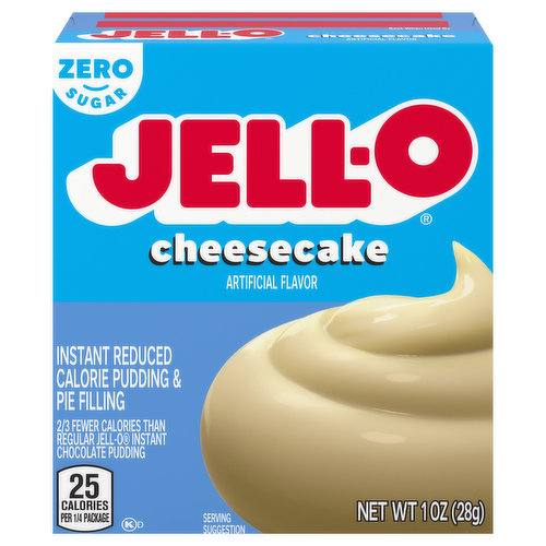 Pudding & Pie Filling, Reduced Calorie, Cheesecake, Instant