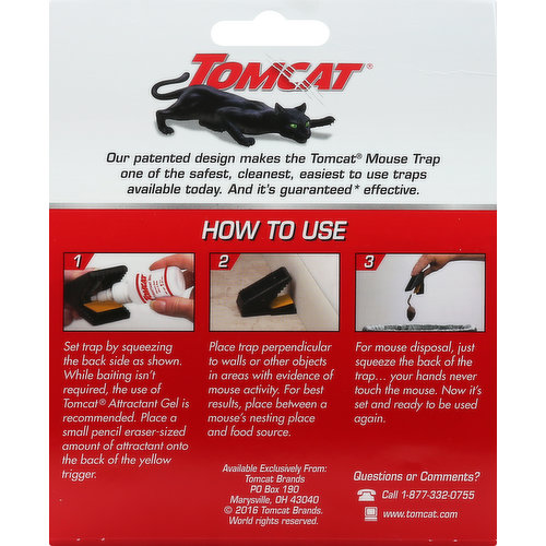 Tomcat Snap Traps, Mouse