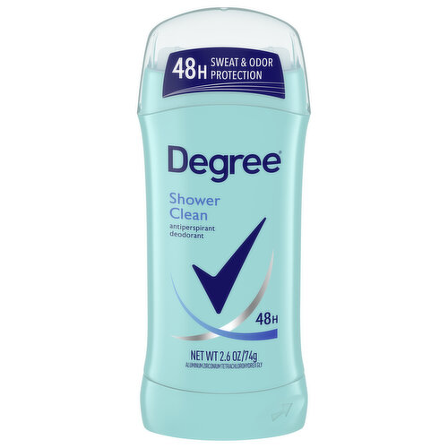 Degree Original Antiperspirant Deodorant Shower Clean 2.6 oz, 6 Count