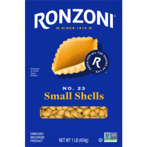 Ronzoni Shells, Small, No. 23