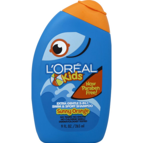 L'Oreal Shampoo, Swim & Sport, Extra Gentle 2-In-1, Sunny Orange