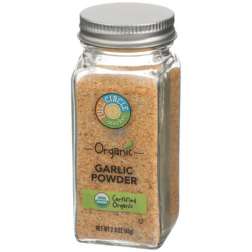 Full Circle Market Organic Garlic Paste 2.8 Oz, Fresh Spices & Herbs