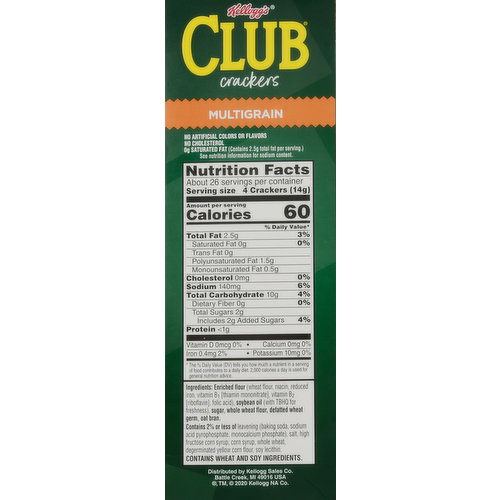 Club Crackers, Multigrain