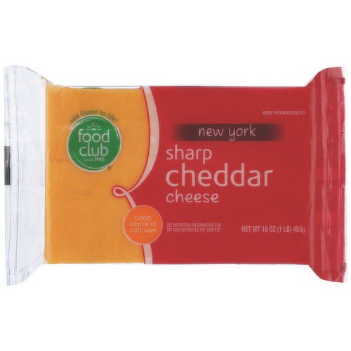 Food Club New York Sharp Cheddar Cheese