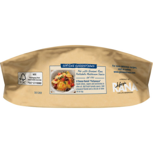 Giovanni Rana Ravioli Cheese 250g