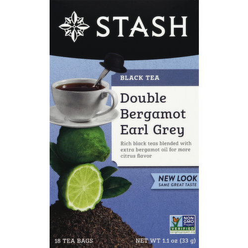 Stash Black Tea, Double Bergamot Earl Grey, Bags