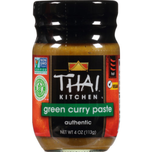 Thai Kitchen Green Curry Paste, Authentic, Hot