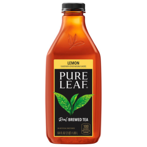 Pure Leaf Brewed Tea, Lemon, Real