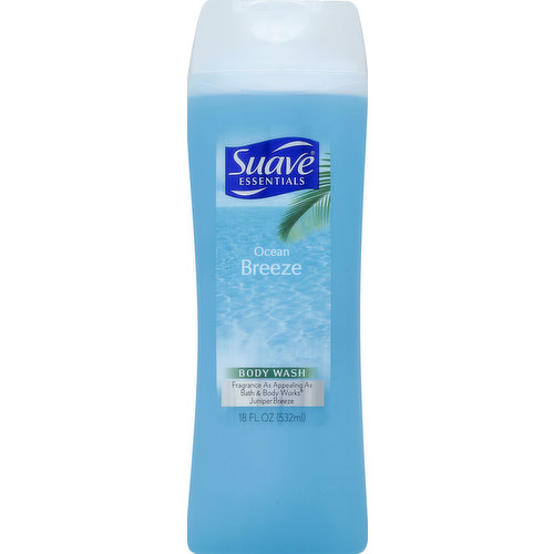 Suave Body Wash, Ocean Breeze